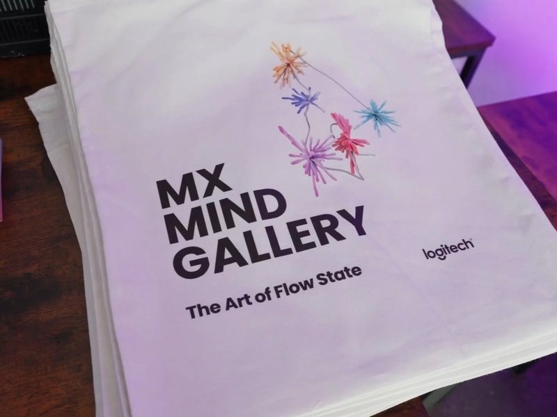 MX Mind Gallery tote bag: The Art of Flow State