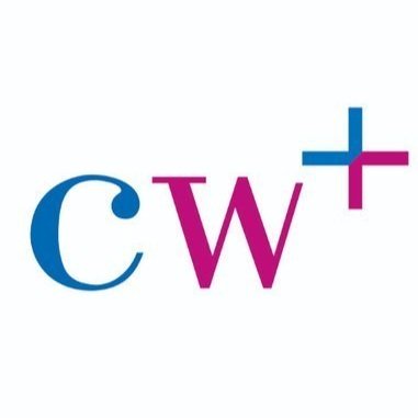 CW+ logo, the Chelsea and Westminster Hospital charity